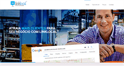 Desktop Screenshot of linklocal.com.br